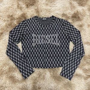 Diesel Cropped Long Sleeve
